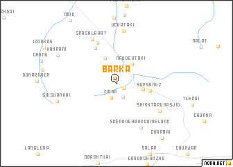 map of Barka