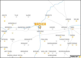 map of Barkéa