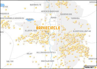 map of Barke Circle