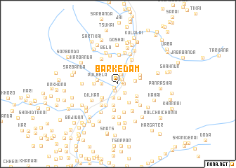 map of Bar Kedām