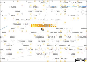 map of Barkédji Mboul