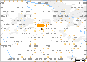 map of Barken