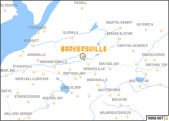 map of Barkersville