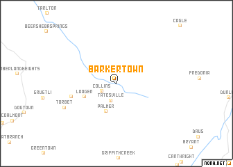 map of Barkertown