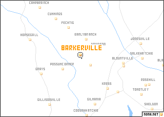 map of Barkerville