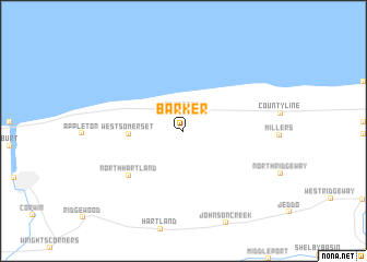 map of Barker