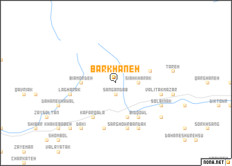 map of Bār Khāneh