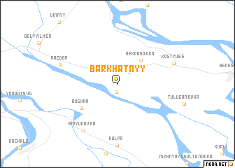 map of Barkhatnyy