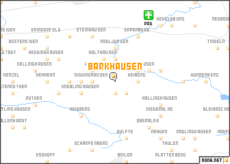 map of Barkhausen