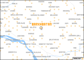 map of Barkh Baţān