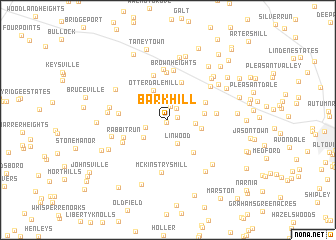 map of Bark Hill