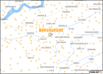 map of Barkhurdār