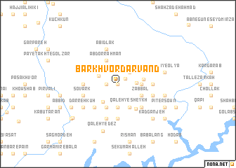 map of Barkhvordārvand