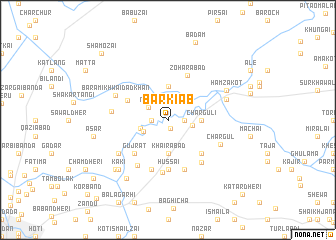 map of Barkiāb