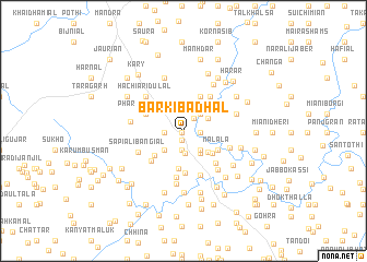 map of Barki Badhāl