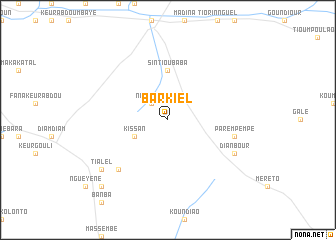 map of Barkiel