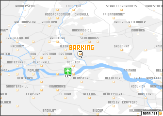 map of Barking