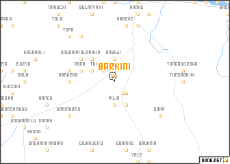 map of Barkini