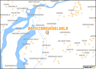 map of Barki Zabru Khelwāla