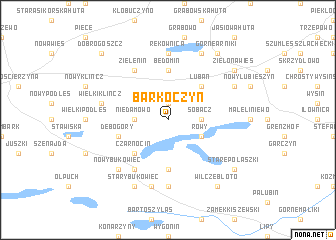 map of Barkoczyn