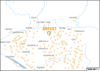 map of Barkot