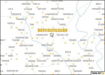 map of Barkoundouba