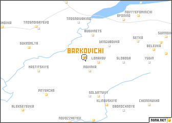 map of Barkovichi