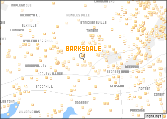 map of Barksdale