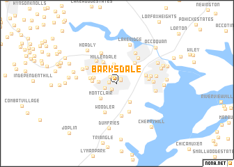 map of Barksdale