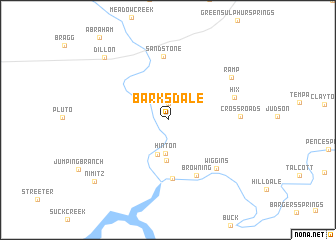 map of Barksdale