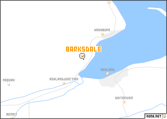 map of Barksdale