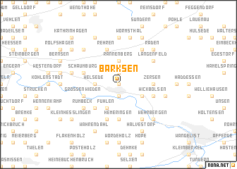 map of Barksen