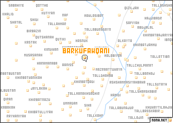 map of Bārkū Fawqānī