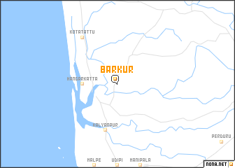 map of Bārkūr