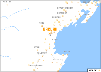 map of Barlak