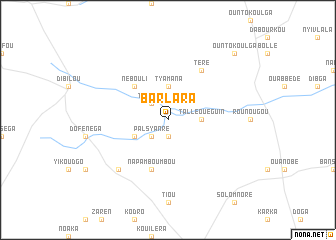 map of Barlara