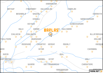 map of Barlas