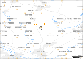 map of Barlestone