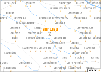 map of Barlieu