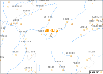 map of Barlig