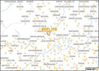 map of Barli Na