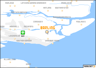 map of Barling