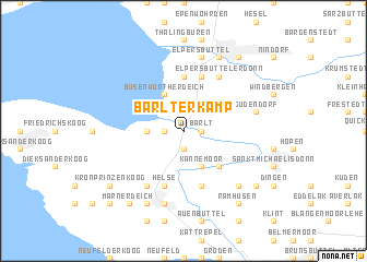 map of Barlterkamp