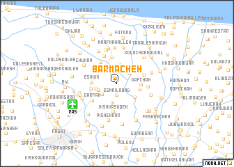 map of Barmacheh