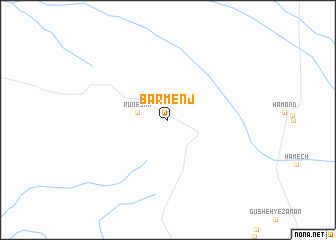 map of Barmenj