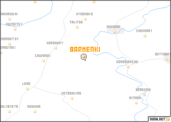 map of Barmenki