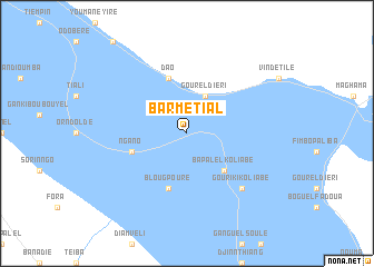 map of Barmétial
