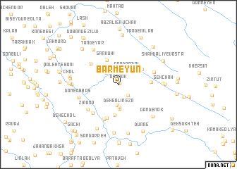 map of Barmeyūn