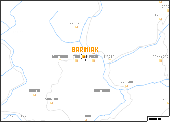 map of Barmiāk