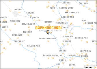 map of Barm Morghābī